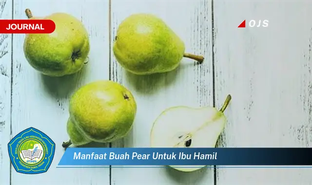 Intip 6 Manfaat Buah Pir untuk Ibu Hamil yang Wajib Kamu Ketahui - E-Journal