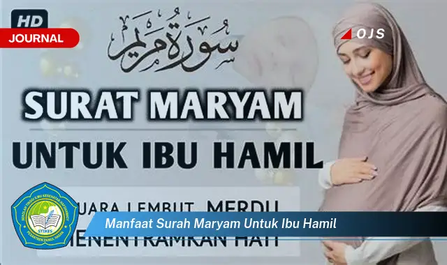 manfaat surah maryam untuk ibu hamil