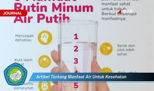 artikel tentang manfaat air untuk kesehatan