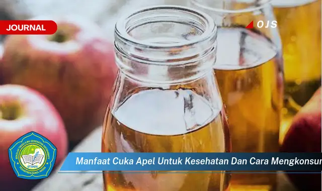 manfaat cuka apel untuk kesehatan dan cara mengkonsumsinya