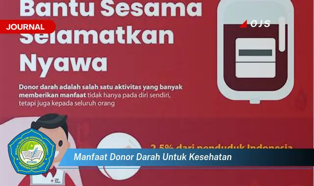 manfaat donor darah untuk kesehatan