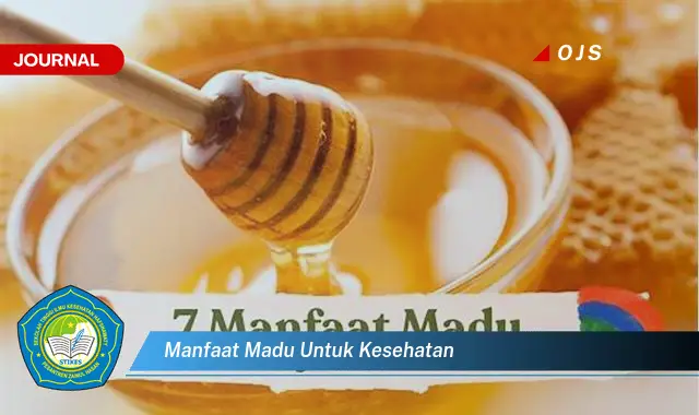 manfaat madu untuk kesehatan