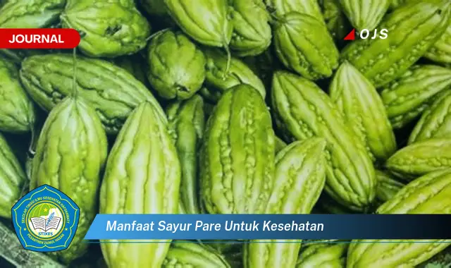 manfaat sayur pare untuk kesehatan