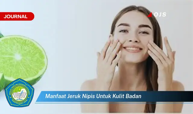 manfaat jeruk nipis untuk kulit badan