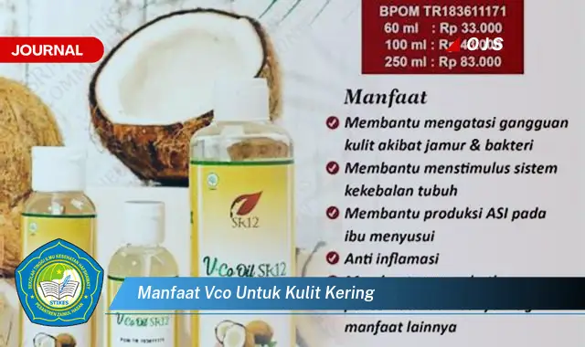 manfaat vco untuk kulit kering