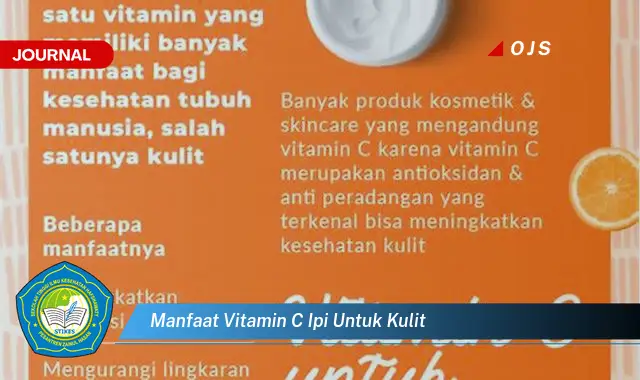 manfaat vitamin c ipi untuk kulit