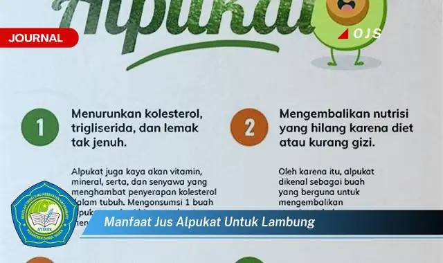 manfaat jus alpukat untuk lambung