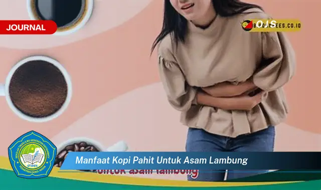 manfaat kopi pahit untuk asam lambung