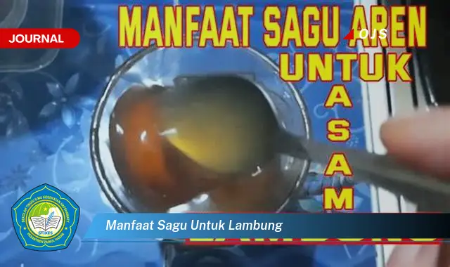 manfaat sagu untuk lambung