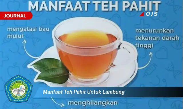 manfaat teh pahit untuk lambung