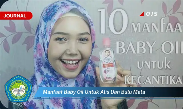 manfaat baby oil untuk alis dan bulu mata