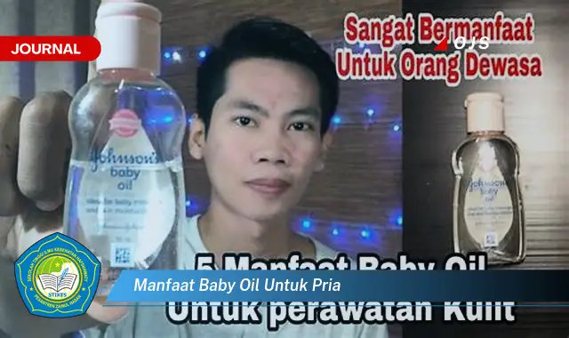 manfaat baby oil untuk pria
