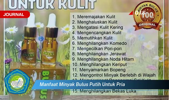 Ketahui 6 Manfaat Minyak Bulus Putih untuk Pria yang Jarang Diketahui - E-Journal