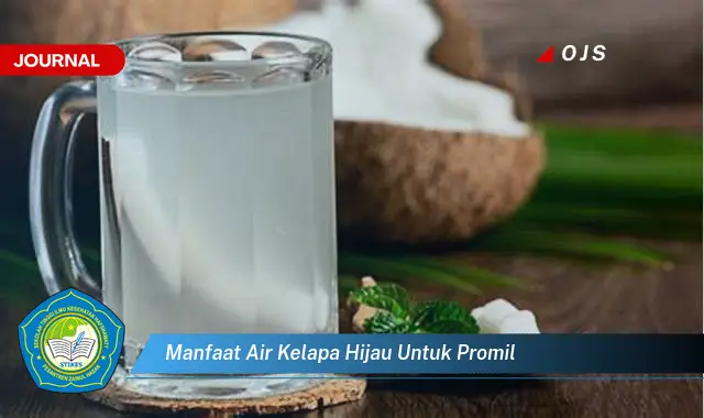 manfaat air kelapa hijau untuk promil