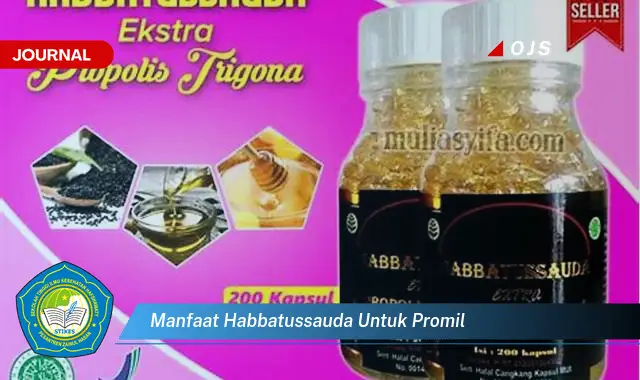 manfaat habbatussauda untuk promil