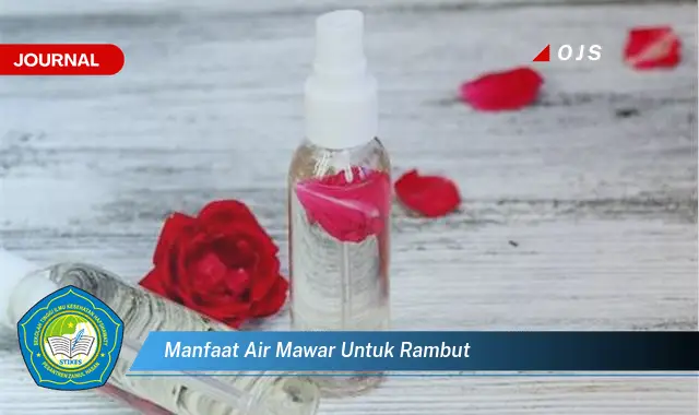 manfaat air mawar untuk rambut