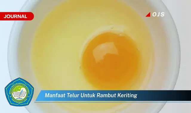 manfaat telur untuk rambut keriting