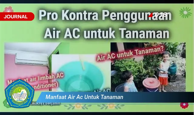 manfaat air ac untuk tanaman