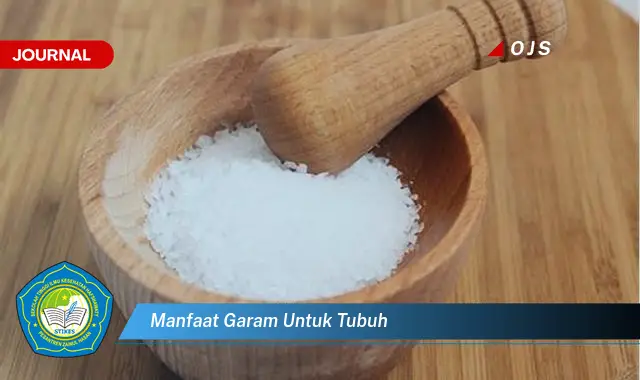 manfaat garam untuk tubuh