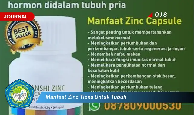 manfaat zinc tiens untuk tubuh