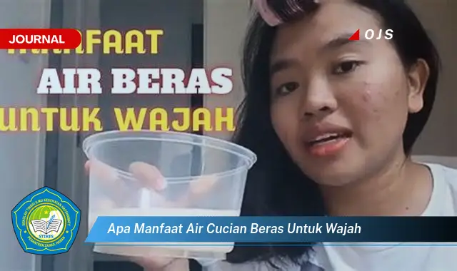 apa manfaat air cucian beras untuk wajah