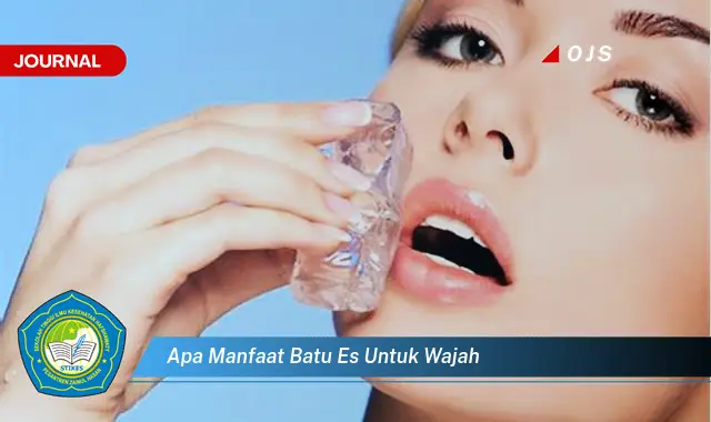 apa manfaat batu es untuk wajah