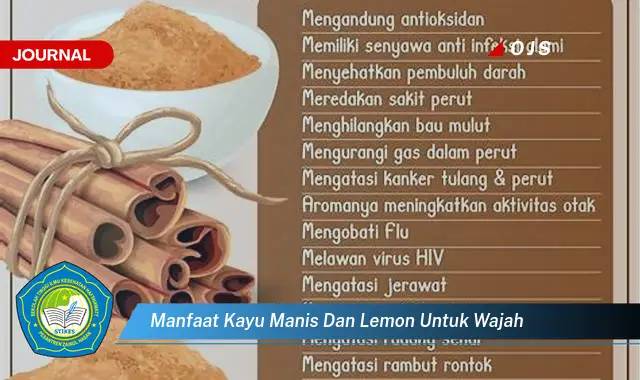 Ketahui 8 Manfaat Kayu Manis dan Lemon untuk Wajah, Rahasia Kulit Cantik Alami Ketahui 8 Manfaat Kayu Manis dan Lemon untuk Wajah, Rahasia Kulit Cantik Alami