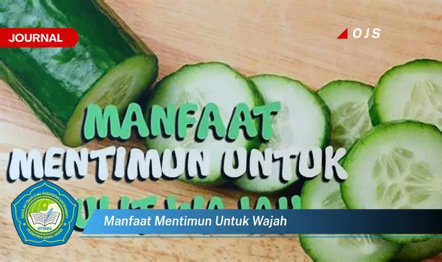 Intip 6 Manfaat Mentimun untuk Wajah yang Bikin Kamu Penasaran - E-Journal