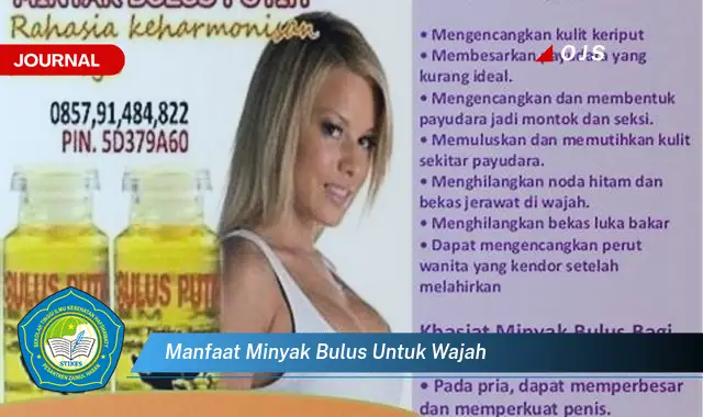 manfaat minyak bulus untuk wajah