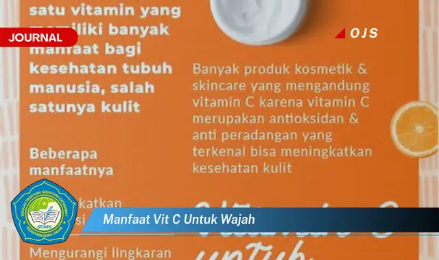 manfaat vit c untuk wajah