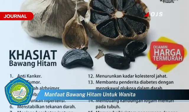 manfaat bawang hitam untuk wanita