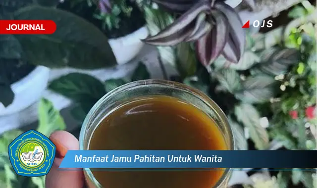 manfaat jamu pahitan untuk wanita