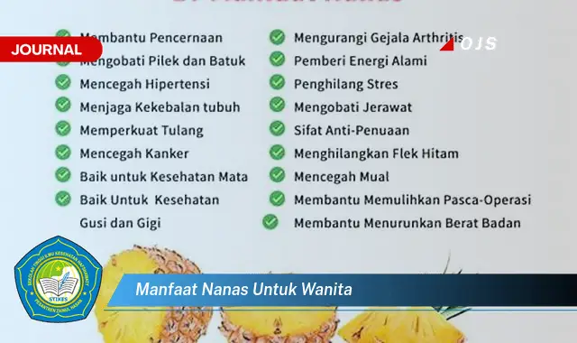 manfaat nanas untuk wanita