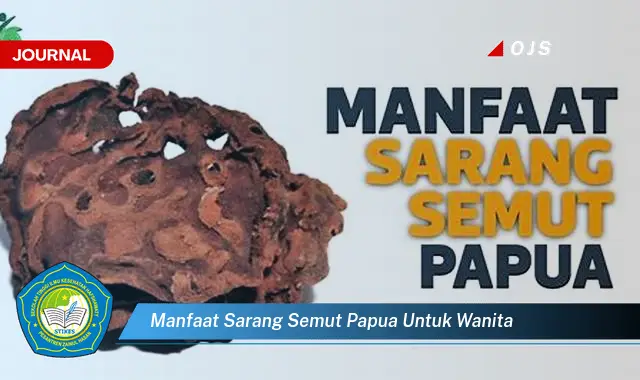 manfaat sarang semut papua untuk wanita