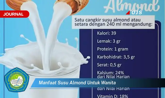 manfaat susu almond untuk wanita