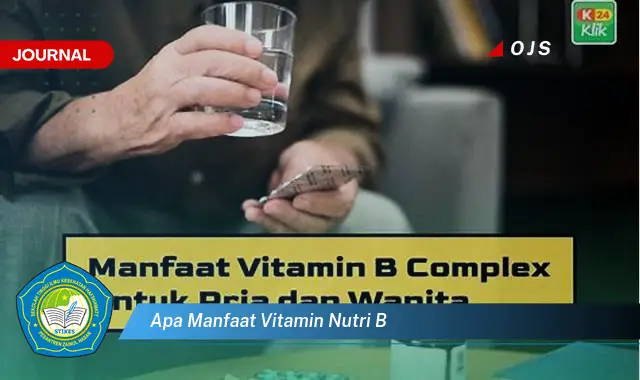 apa manfaat vitamin nutri b apa manfaat vitamin nutri b