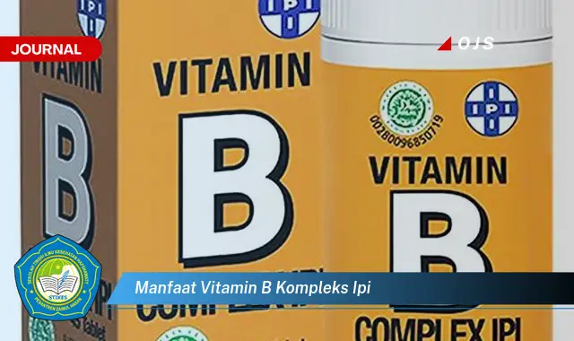 manfaat vitamin b kompleks ipi