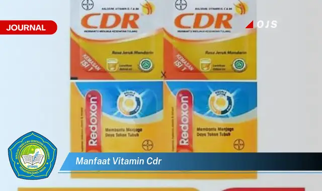 Temukan 6 Manfaat Vitamin CDR yang Wajib Kamu Tahu - E-Journal