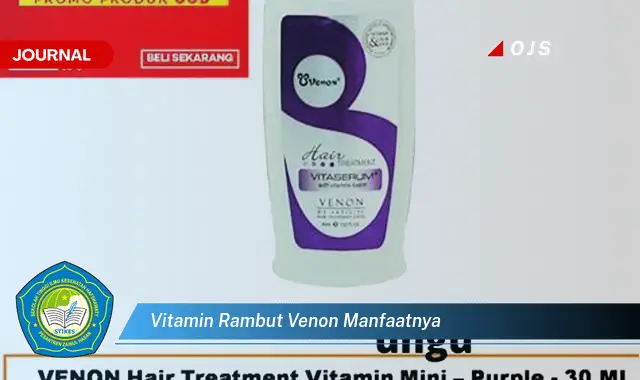 vitamin rambut venon manfaatnya