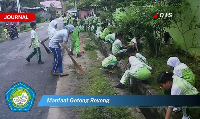 manfaat gotong royong