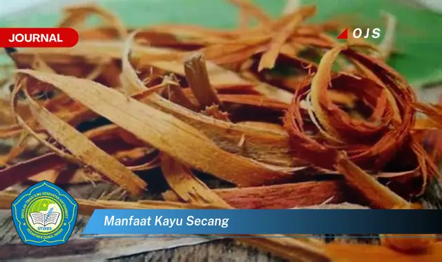 manfaat kayu secang